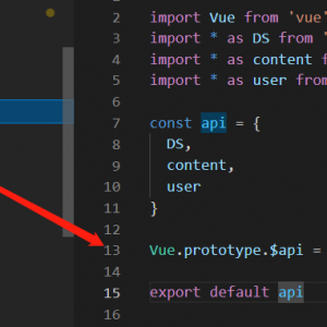 vue 调用接口的api文件封装 不用import直接调用