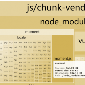 Vue.config.js 配置 moment.js按需导入